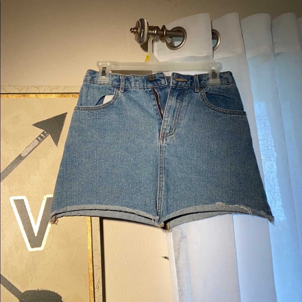 Blue jean skirt